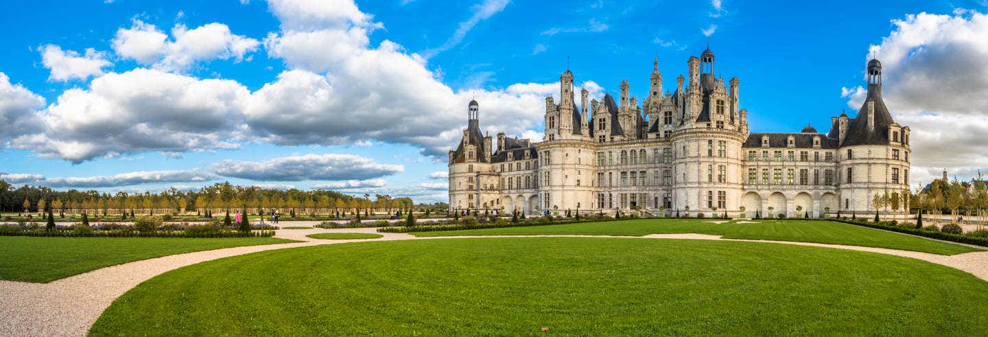 Entrada al castillo de Chambord