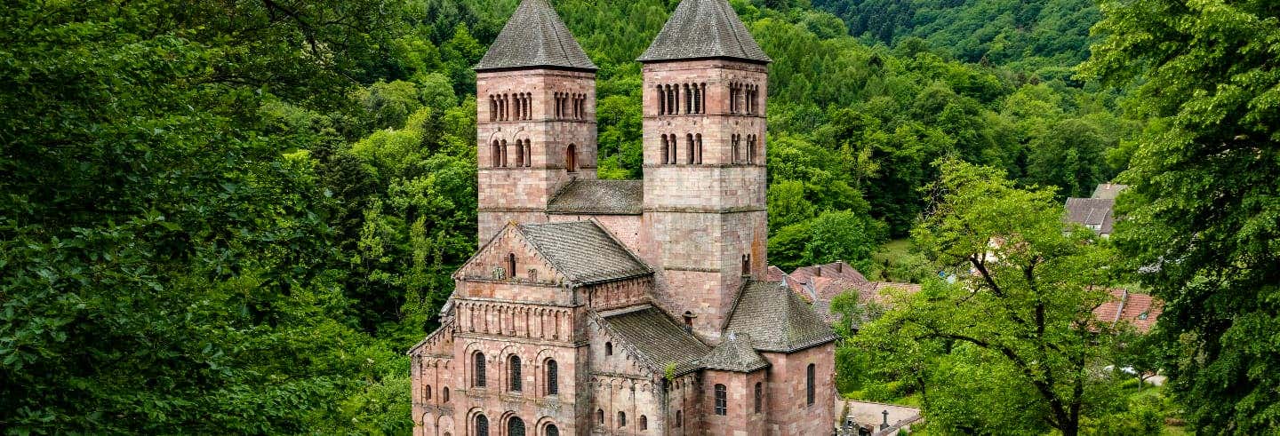 Tour por Eguisheim, Turckheim y abadía de Murbach