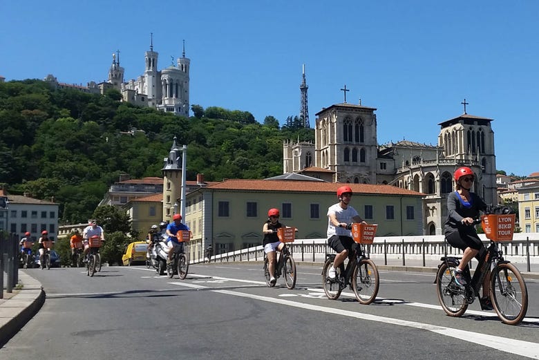 Profitez de la visite à vélo dans Lyon 