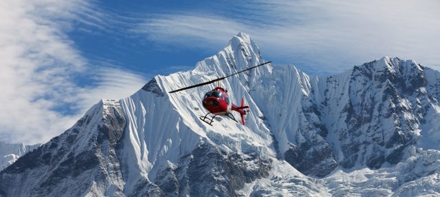 Paseo en helicóptero por el Mont Blanc