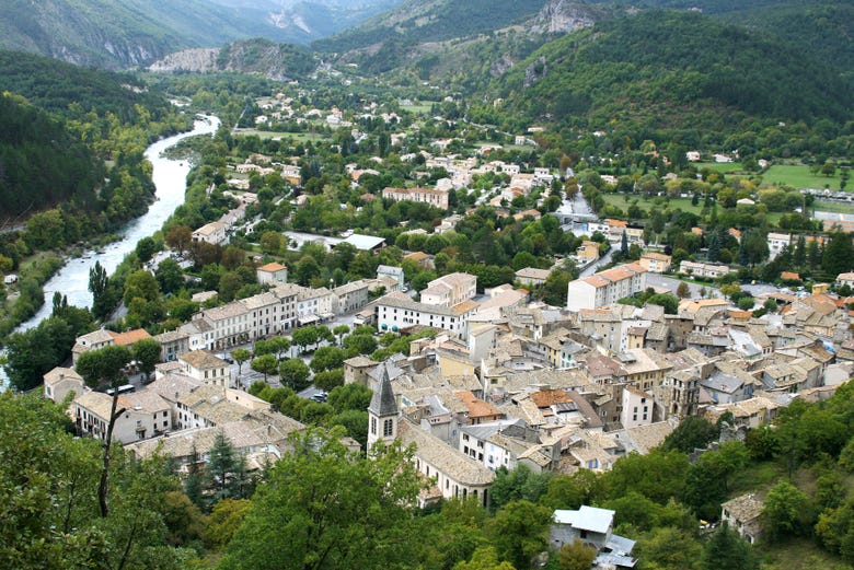 Panoramica di Castellane