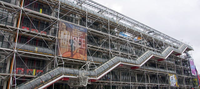 Entrada para el Centro Pompidou