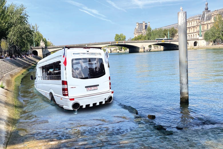 Autobús anfibio por París