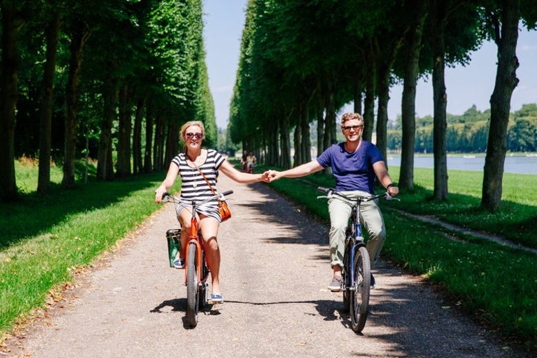 Giro in bici nei Giardini di Versailles