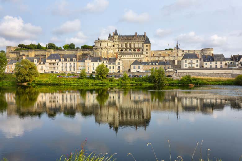 Vista del histórico Castillo de Amboise