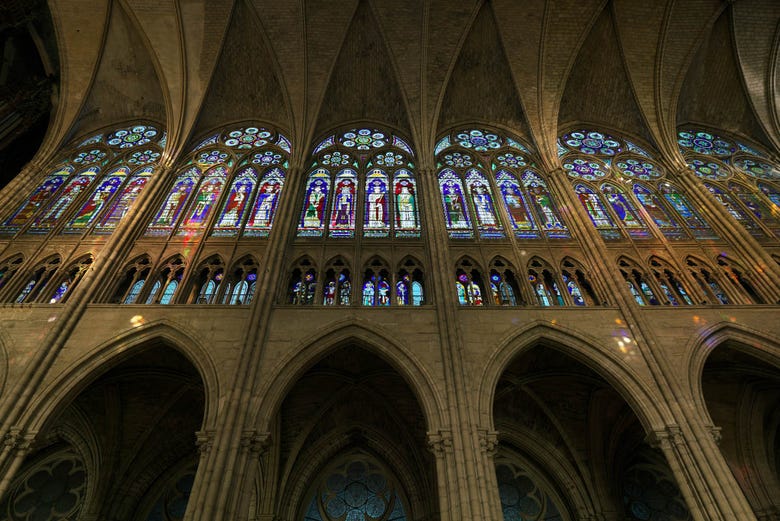 Intérieur de la basilique de Saint-Denis
