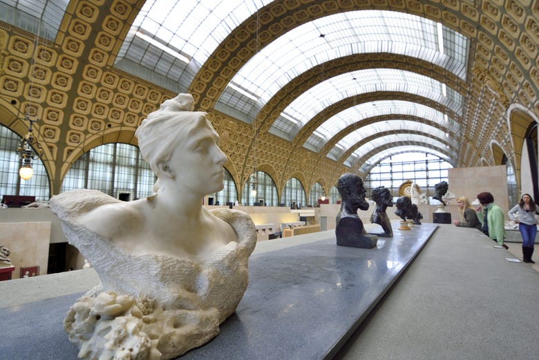 All'interno del Museo d'Orsay
