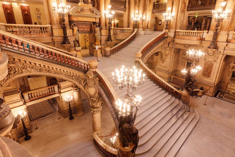Grande Escadaria da Ópera Garnier
