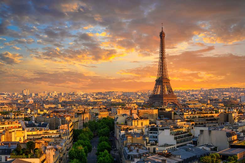 París al atardecer