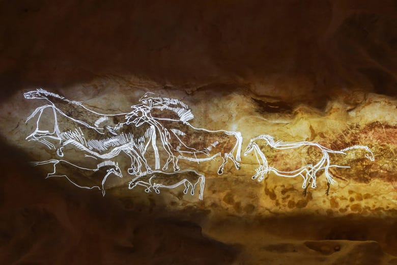 Ricreazioni nella grotta di Lascaux