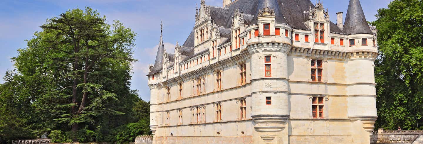 Tour por los castillos de Azay-le-Rideau, Rivau y Villandry