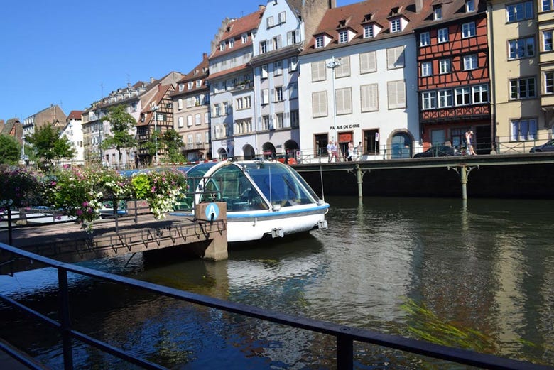 Balade en bateau dans Strasbourg