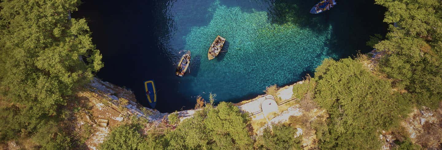 Excursión a la cueva Melissani para cruceros
