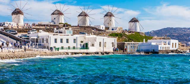 Escapada de 4 días a Mykonos y Santorini