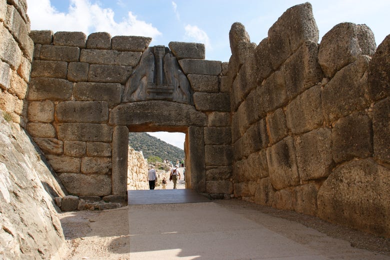 Porta dei Leoni a Micene