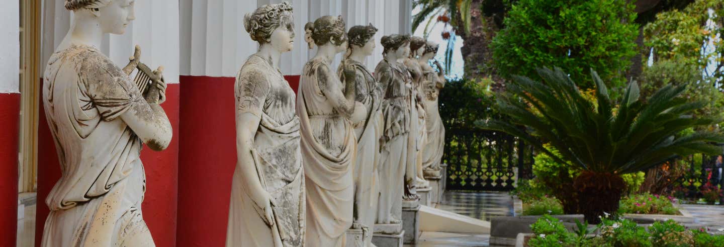 Corfú, Palacio de Achilleion y Kanoni para cruceros