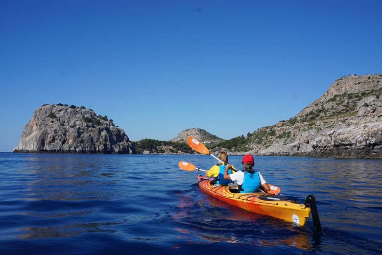 kayak tour rhodes