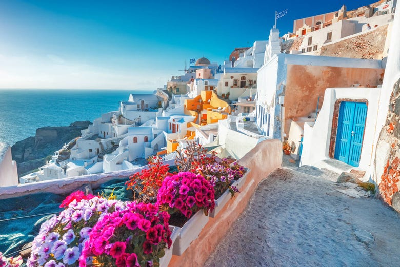 Emblematic views of Oia