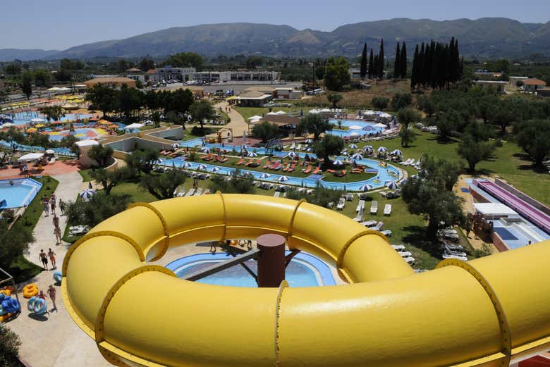 Ingresso do parque Zante Water Village, Zakynthos