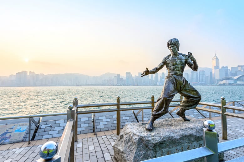 Statua di Bruce Lee