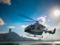 Hong Kong en helicóptero