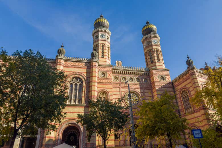 Exterior de la Gran Sinagoga de Budapest
