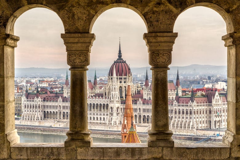 Vista do Parlamento de Budapeste