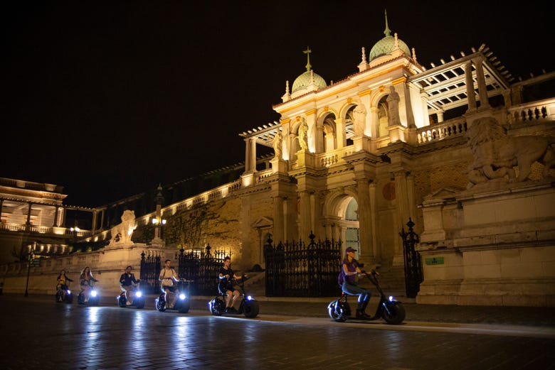 Tombée de la nuit à Budapest