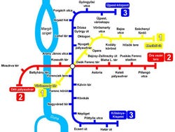 Budapest Metro Lines Map Schedule And Price Of The Metro