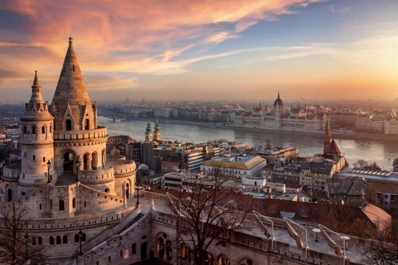 Vistas desde el Bastión de los Pescadores de Budapest