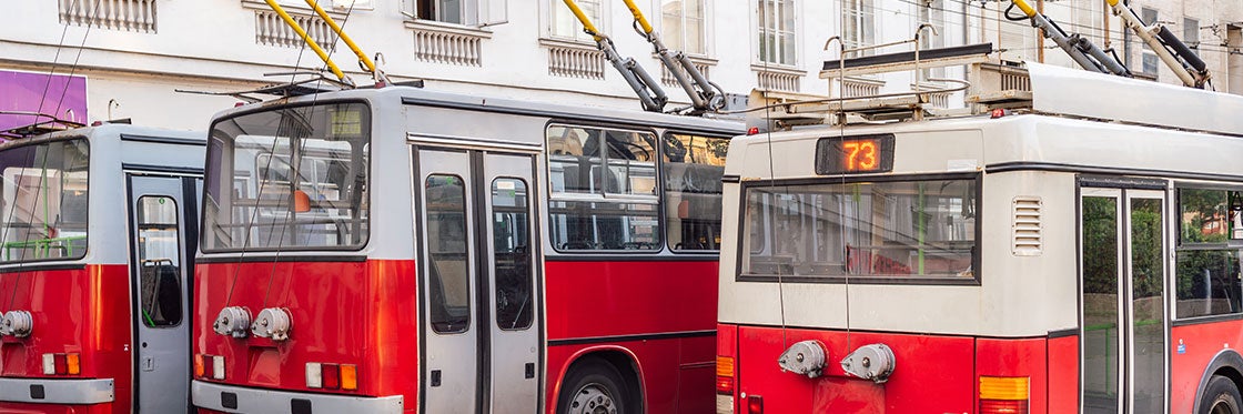 Trolleybus à Budapest