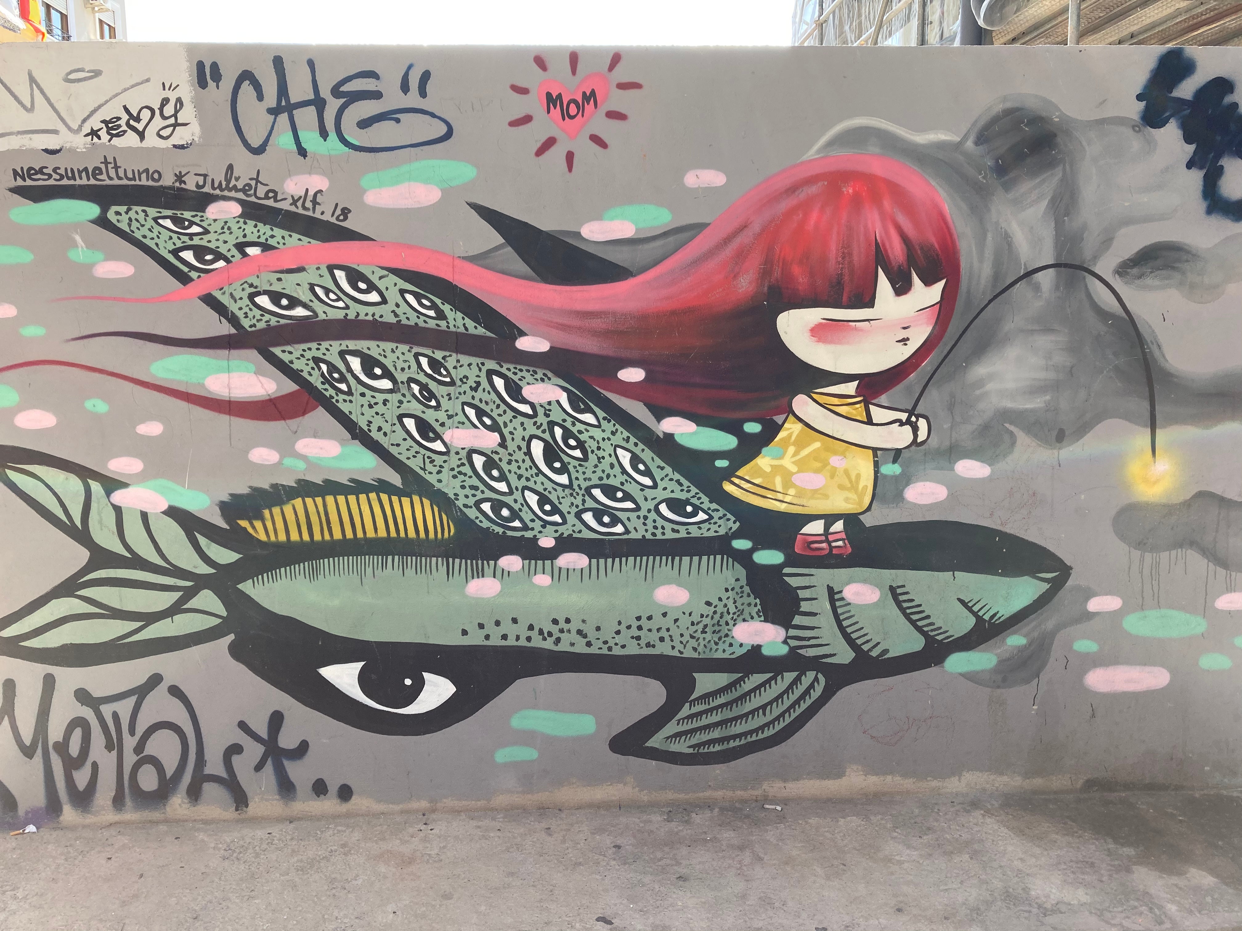 Street art of Valencia, Spain