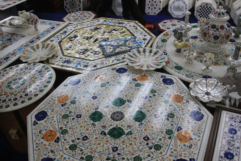 Artesanía mogol en Agra