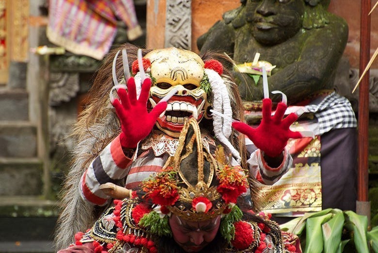 Traditional Balinese Barong dance
