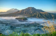 Randonnée au volcan Batur au lever du soleil + Eaux thermales