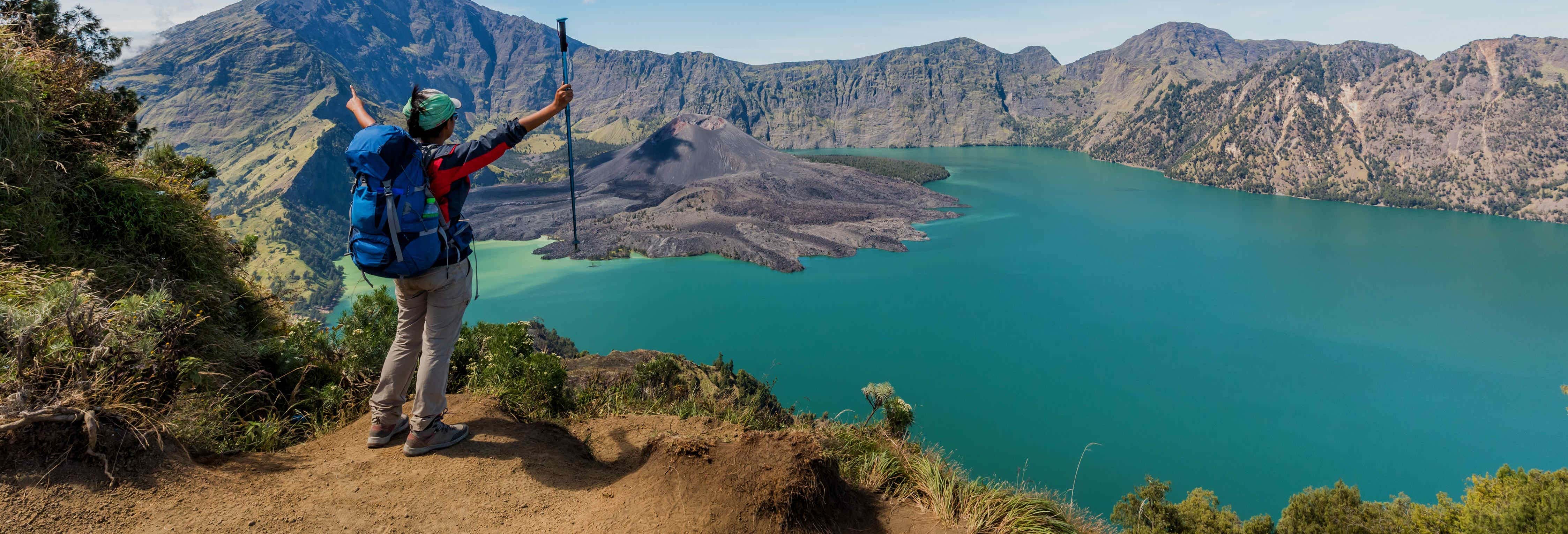 Ruta privada de trekking de 4 días por el monte Rinjani