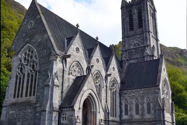 Iglesia gótica de la Abadía de Kylemore