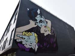 Arte urbano en Laugavegur