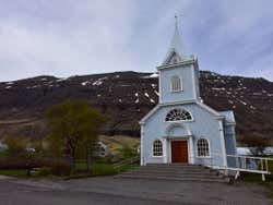 Blue Church in Seydisfjordur
