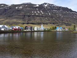 Panoramic views of Seydisfjordur