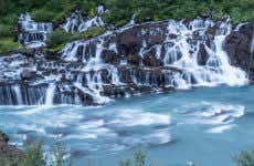 Cascada Hraunfossa, Husáfell y Deildartunguhver