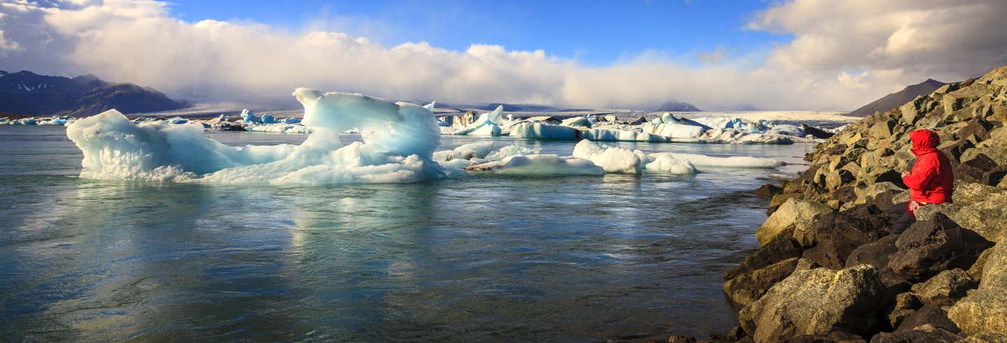 Cascadas de la costa sur y lago glaciar en 2 días desde Reikiavik