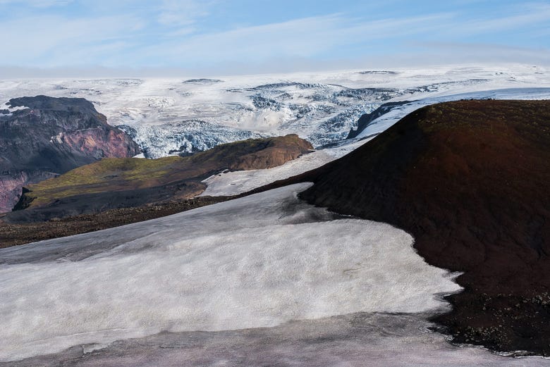 El glaciar Mýrdalsjökull
