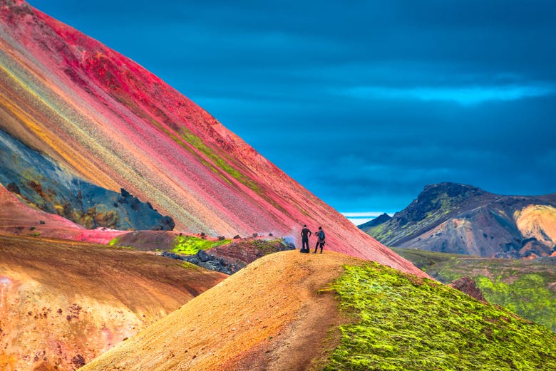 Des montagnes colorées