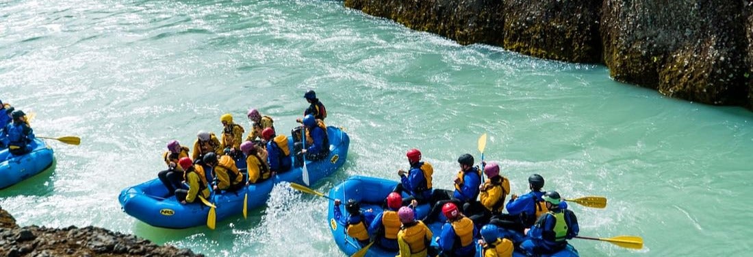 Rafting no rio Hvitá
