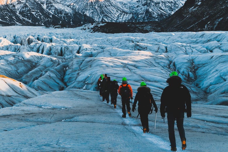 Trekking por el glaciar Vatnajokull