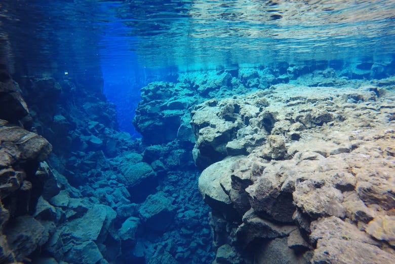 Snorkelling in the Silfra fissure