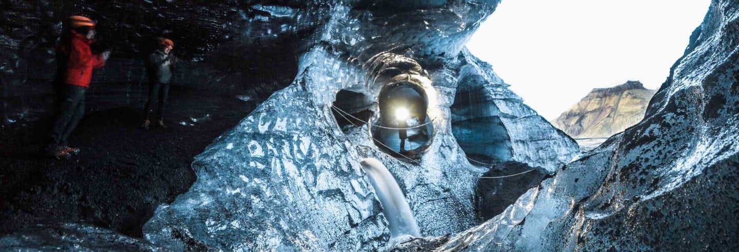 Tour della grotta del ghiacciaio Kötlujökull