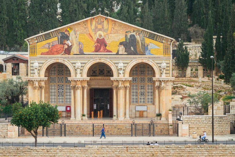 La basilique des Nations, sur la colline Gethsémani