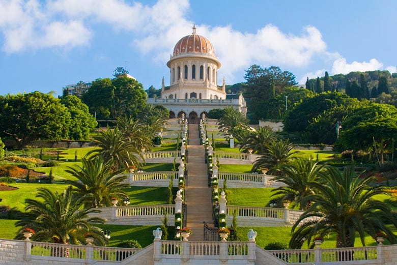 The Terraces of the Bahá'í Faith, known as the Hanging Gardens o